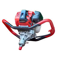 Nouvelle Tarière Électrique Industrielle HJWH pour le Jardinage, Outil de Forage de Terre, Profondeur 10m, Mandrin 35-90mm, Moteur 2 Temps, Bricolage
