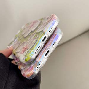 Adatto per la pittura a olio artistica avanzata fiore 14promax custodia per telefono per Iphone 17 16 15 14 femminile resistente alle gocce in Silicone - Product Image 5