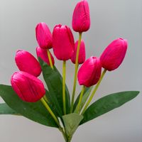 Bunga Tulip Buatan Tangan Realistis untuk Pernikahan, Buket Pengantin, Dekorasi Grosir E-commerce Lintas Batas