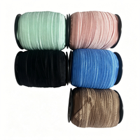 Ruban élastique pliable de 25 mm pour la fabrication de nœuds pour cheveux et accessoires faits main, vente en gros, 100 yards/lot