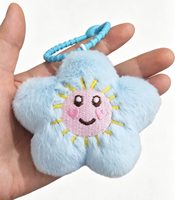 Boneka Plush Kartun Gantungan Kunci Plush Mini Mainan Plush Kecil Liontin Tas Bentuk Bunga Lembut Aksesoris Kunci Kerajinan Promosi Hadiah Liburan