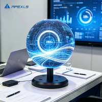 Миниатюрный сферический LED-дисплей P2.5 диаметром 0.3-0.5 м, 360-градусный панорамный LED-экран, креативный сферический LED-экран для помещений