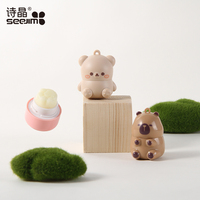 Ensemble de soins de la peau Shijiing OEM Little Bear, ensemble de rouge à lèvres hydratant et nourrissant et crème pour les mains