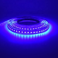 Für Banknotenprüfung DC12V/24V 60LEDs/m 365-410nm UVA LED-Streifen Ultraviolett SMD2835 UV Flex LED-Streifen Ultraviolett LED-Band