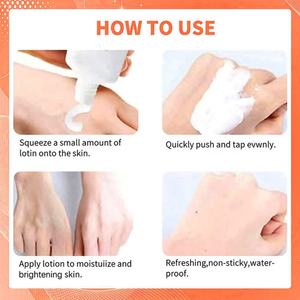 Loción Corporal Orgánica OEM para el Cuidado de la Piel, Blanqueadora de Axilas y Codos, Elimina la Melanina, Iluminadora, con Fragancia Fresca, para Todo Tipo de Piel - Product Image 5