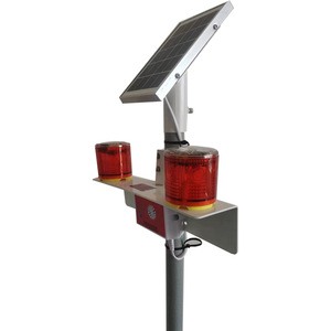Luz de Señalización LED Solar SW2731 IP65 Roja con Sensor de Microondas para Advertencia de Tráfico - Product Image 4