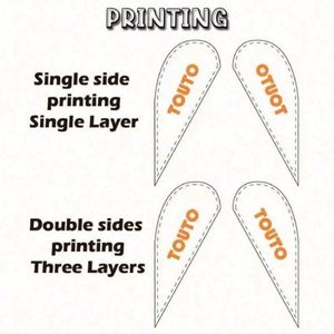 <b>Cheap</b> Teardrop Flag Outdoor Promotional Distribution Advertising Flag Backpack Banner for Street Display - Product Image 4