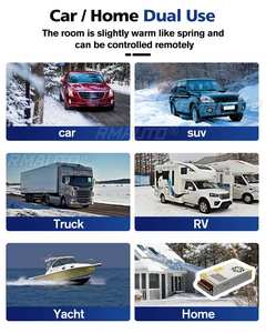 Car Heater Heating 12V 8KW 2KW Mini Portable <b>Wireless</b> Remote Control Car Air Heater Diesel Air Heater Parking Heater <b>Thermostat</b> - Product Image 6