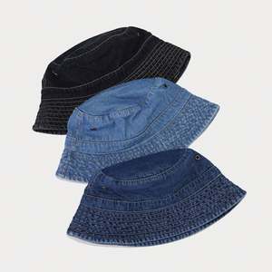 Sombrero de Pescador de Mezclilla en Blanco, Estilo Retro, Transpirable, para Hombre y Mujer, Tendencia Verano 2024 - Product Image 2