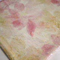 Nouveauté : Tissu en tulle à sequins imprimés multicolores, motif floral pivoine pastel, en filet transparent doux, idéal pour les robes de mariée romantiques