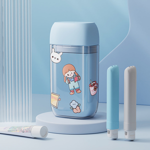 Moda da viaggio portatile sigillato dentifricio scatola portaoggetti doppio collutorio tazza di plastica <span class=keywords><strong>porta</strong></span> <span class=keywords><strong>spazzolino</strong></span> da denti - Product Image 6