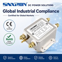 Filtre EMI CC CW12AD 24V 48V 100A, Suppresseur de Bruit de Ligne à Courant Élevé Monophasé pour CNC, Onduleur Solaire, Bornes à Vis