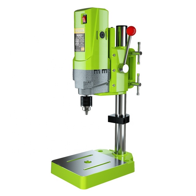 710W 220V Mini Column Drill Press Bench with 0-2800R/Min Spindle Speed and 30mm Wood/8mm Iron Turning Capacity
