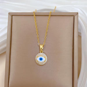 Collar con Colgante de Perlas de Agua Dulce en Oferta, Cadena de Cuentas Chapadas en Oro de 18K con Circonita, Diseño de Dibujos Animados, Unisex, Regalo - Product Image 5