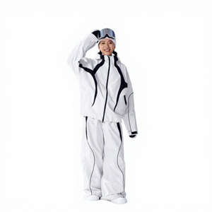 Traje de Esquí y Snowboard Unisex de <span class=keywords><strong>Alta</strong></span> <span class=keywords><strong>Gama</strong></span> YZ, Transpirable, Impermeable, Cálido, Resistente al Viento, 100% Poliéster para Adultos, Exportación - Product Image 3