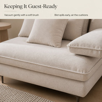 Modernes 3-Sitzer Modulares Sofa mit Weichen Kissen für das Wohnzimmer
