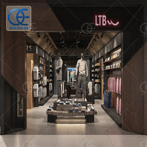 Étagères de présentation pour magasin de vêtements, équipement de magasin de vêtements, présentoir pour vêtements pour hommes pour centre commercial - Product Image 6