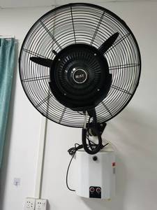 Ventilateur axial industriel mural à pales en aluminium 30 pouces, refroidissement par eau, atomisation, personnalisable OEM, roulement à bille, 220V, haut débit d'air - Product Image 3
