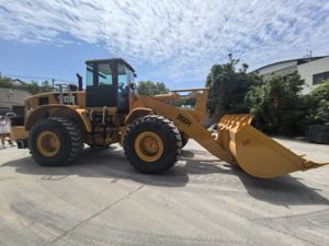 Chargeur sur pneus d'excavatrice CAT966H en bon état utilisé chat 966H de haute qualité - Product Image 6