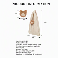 Sac fourre-tout pliable réutilisable à motif de dessin animé, en polyester 190T, écologique, grand format, lavable, imperméable, impression personnalisée, vente en gros OEM