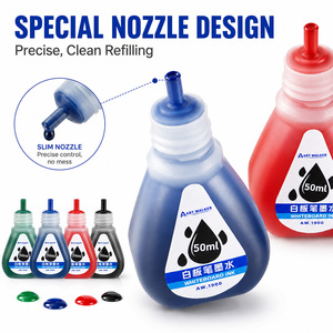 <span class=keywords><strong>Marqueur</strong></span> effaçable pour <span class=keywords><strong>tableau</strong></span> <span class=keywords><strong>blanc</strong></span> 60 ml, encre <span class=keywords><strong>rechargeable</strong></span> noir, bleu, rouge, vert, adapté aux tableaux blancs - Product Image 2