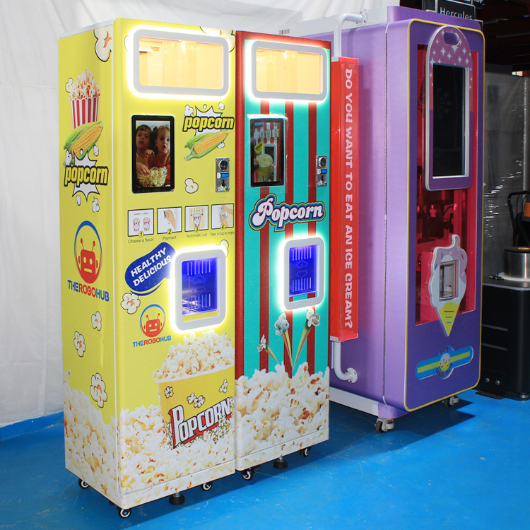 Commercial Fully Automatic Popcorn Machine Newest