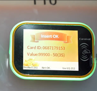 Lector de Tarjetas Arcade FUNOVA T10N Compatible con Tarjetas de Membresía y Escaneo QR Inalámbrico WIFI para Simuladores de Movimiento/Conducción/Realidad Virtual/Tiro