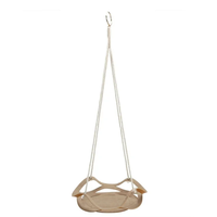 Panier suspendu contemporain jardinière en cuir filet poche décor de jardin spirale filet Pot avec corde suspendue pour plantes