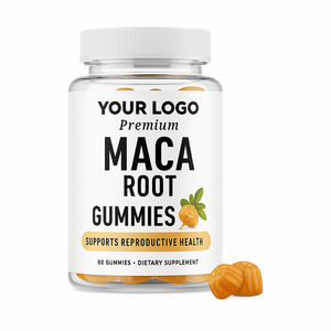 Tự nhiên <span class=keywords><strong>Maca</strong></span> gốc gummies bổ sung cho hàng ngày năng lượng hỗ trợ và chăm sóc sức khỏe 60 Gummies GMP chứng nhận - Product Image 1