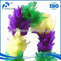 Écharpe en gros, lot de boas en plumes de dinde Chandelle pour la décoration de fêtes à domicile, Noël, le bricolage, les vêtements, les costumes, les robes de danse et les accessoires