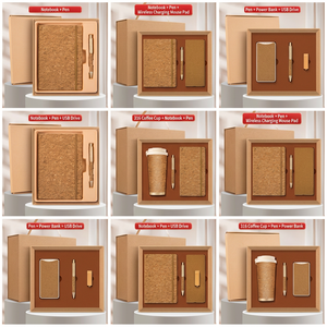 Set de Regalo de Cuaderno y Bolígrafo de Corcho Ecológico de Lujo, con Logotipo Personalizado, Regalo Corporativo Ejecutivo para Empleados de <span class=keywords><strong>Oficina</strong></span>, Venta al Por Mayor - Product Image 2