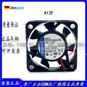 Ebmpapst 412F 40x40x10mm 12V DC Cooling Fan <b>For</b> <b>Computer</b> <b>Case</b> - Product Image 5