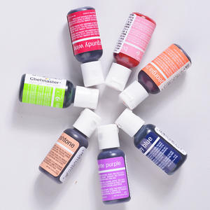 卸売12色食用色素 液体食用色素 20g/ボトル ケーキ デザートデコレーション チョコレート キャンディー 製菓用品 - Product Image 3