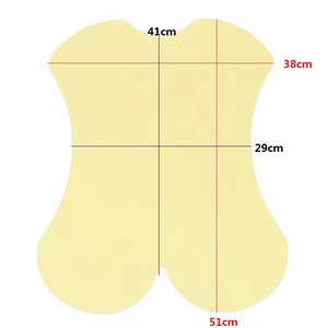 Piel de Silicona Transparente Grande de 50x40x0.3cm para Práctica de Tatuajes, Lámina de Entrenamiento PMU para Espalda Completa - Product Image 1