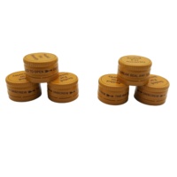 Bouchon anti-vol en aluminium de couleur orange 25*16mm pour bouteille de 100ml