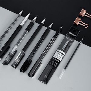 Deli Neutral <b>Pen</b> Refill 0.5Mm Semi Needle Tube Black 20Pcs Office School Use - Product Image 2