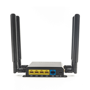 Enrutador 4G <span class=keywords><strong>LTE</strong></span> de <span class=keywords><strong>cobertura</strong></span> mejorada, carcasa de metal con antena dual, ranura SIM de 1200Mbps, enrutador WiFi OpenWRT de 2 antenas - Product Image 3