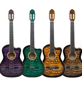 Guitarra Clásica de 39 Pulgadas, Abeto, Acústica, para Adultos, Grado Profesional, con Corte - Product Image 6