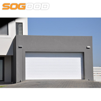 Puerta de Garaje Eléctrica Automática de Acero y Polímero, Impermeable, con Aislamiento Térmico, Diseño Moderno, Superficie Acabada, Control Remoto