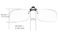 Lunettes de soleil polarisées de pêche, lunettes de pêche pour la myopie, lunettes de sport pour la conduite, lunettes de Vision nocturne à Clip