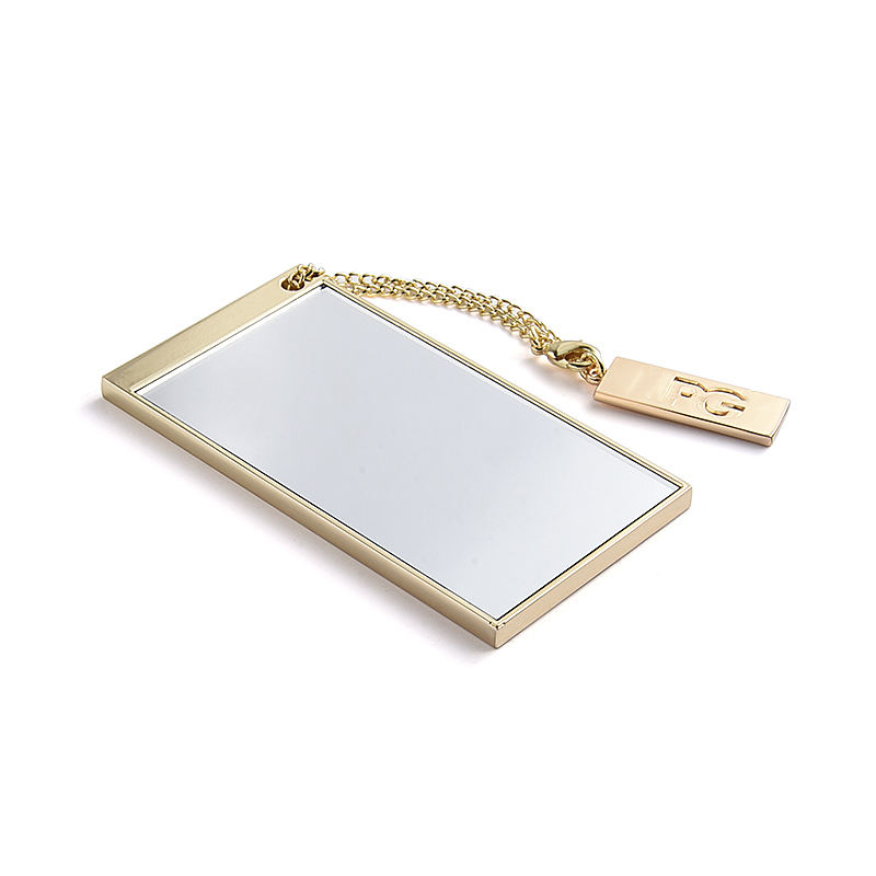 cosmetics mirror metal