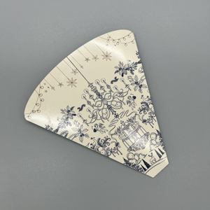 Innovativo Logo personalizzato stampa cono Crepe <span class=keywords><strong>porta</strong></span> spicchi di <span class=keywords><strong>patate</strong></span> fritte per presentazioni di cibo unico - Product Image 5