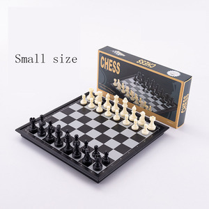 Nhựa Xách Tay Gấp Bàn Cờ Vua Miếng Đặt Du Lịch <span class=keywords><strong>Staunton</strong></span> Cờ Vua Thiết Lập Cho Giáo Dục Hội Đồng Quản Trị Trò Chơi - Product Image 4