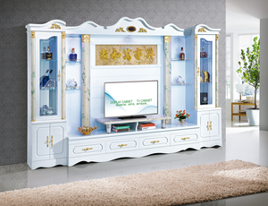 <span class=keywords><strong>Grand</strong></span> <span class=keywords><strong>meuble</strong></span> <span class=keywords><strong>TV</strong></span> combiné moderne ensemble de meubles en bois de taille personnalisée pour le <span class=keywords><strong>salon</strong></span> usine nouveau design extensible caractéristique - Product Image 4