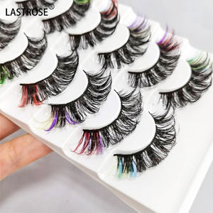 <span class=keywords><strong>Cils</strong></span> de couleur Leye Tail Faux <span class=keywords><strong>cils</strong></span> de vison 25mm Europe et les <span class=keywords><strong>cils</strong></span> américains à grande <span class=keywords><strong>courbure</strong></span> russe - Product Image 2