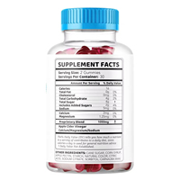 Gummies Personnalisées Saveur Pomme au Vinaigre de Cidre et Magnésium pour la Vitalité Masculine – Complément Vitaminique Énergie et Soutien Immunitaire pour Hommes Adultes
