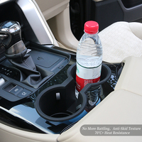 Für Toyota Land Cruiser LC300 2022-2026 Auto Mittelkonsole Silikon Getränkehalter Abdeckung Untersetzer Getränkeuntersetzer Tassenmatte Innenraum