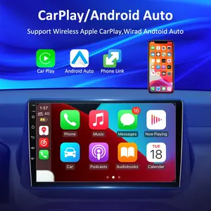 Radio Mobil untuk Yaris 2012-2016 Pemutar Multimedia GPS Navigasi Stereo Android Auto CarPlay Remote Control 2 Din - Product Image 4