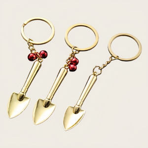 Portachiavi a Forma di Mini Pala per Uomo, Portachiavi in Metallo a Forma di Vanga, Catene Portachiavi, Portachiavi 3D a Forma di Pala, Souvenir in Metallo, Utensili Decorativi - Product Image 3