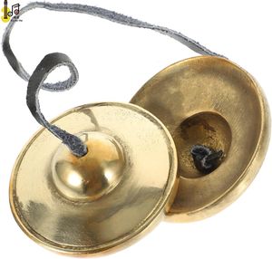 <span class=keywords><strong>Campanas</strong></span> de Meditación de Cobre para Niños, Platillos de Yoga Chinos de Cobre de 6.5 cm de Diámetro, <span class=keywords><strong>Instrumento</strong></span> Musical Fácil de Tocar en Venta - Product Image 5